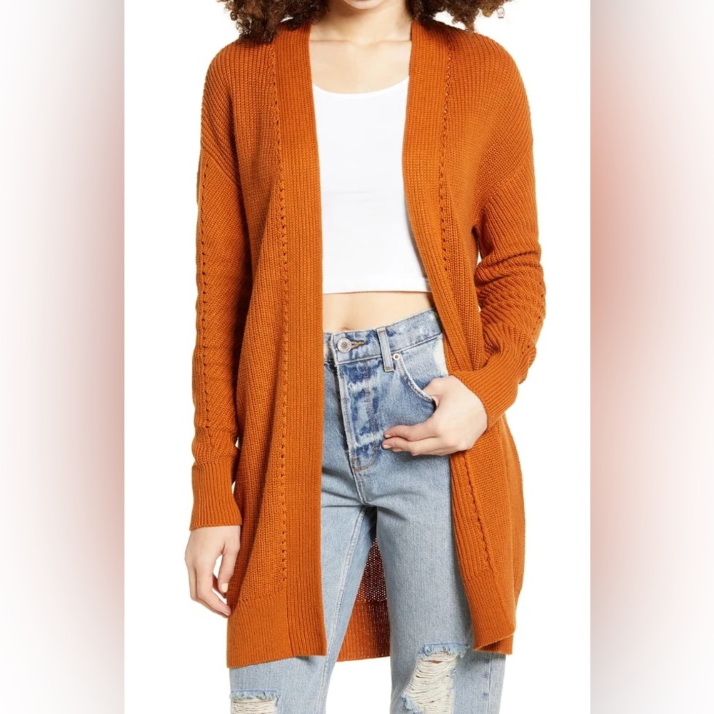 BP for Nordstrom Oversized Shaker Knit Grandpa Cabincore Cozy Cardigan Sweater